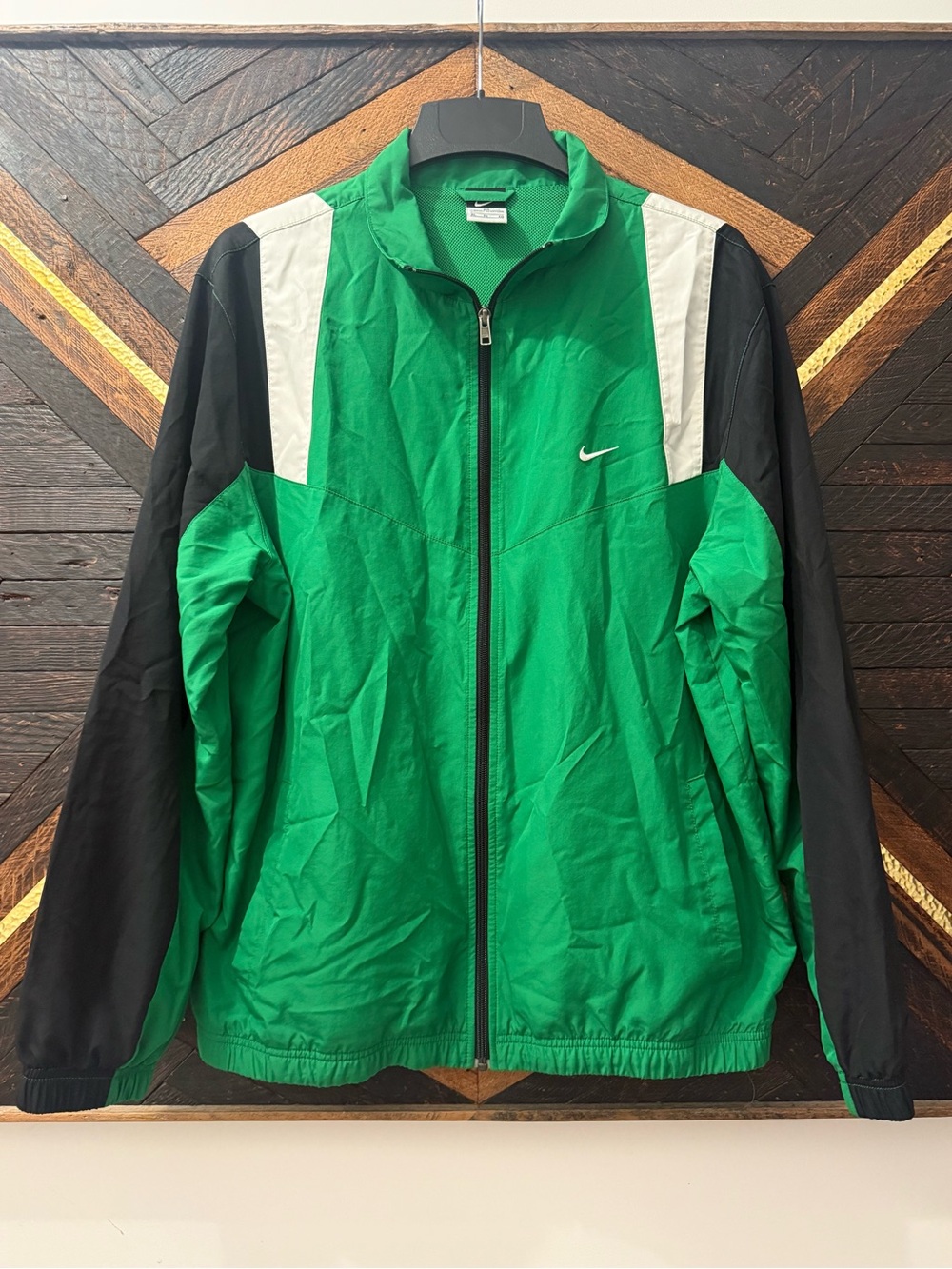 Vintage Y2K Nike Windbreaker Kelly Green Jacket